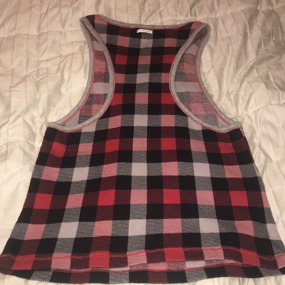 Victoria’s Secret Plaid Tank Size Medium - Picture 3 of 3